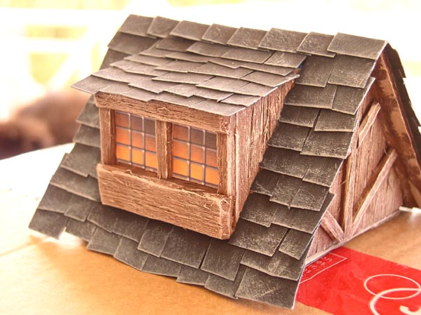 fabrication d'une toiture amliore maison mdiveval pour. Dcor pour champ de bataille warhammer confrontation jeux de figurines