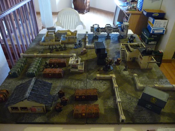 fabriquer une table de jeupour  warhammer 40k ,AT-43, infinity