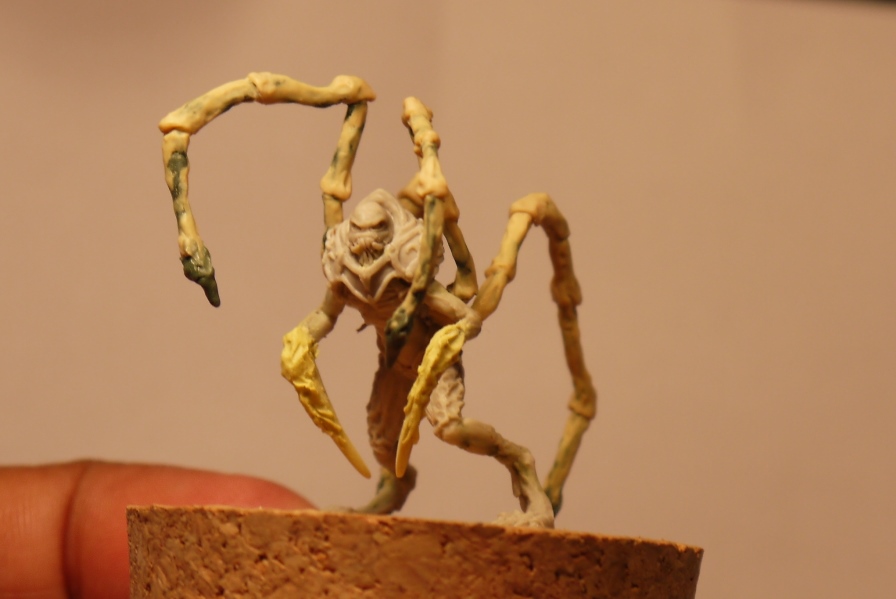 cr�ature akkyshan, figurine fimo confrontation