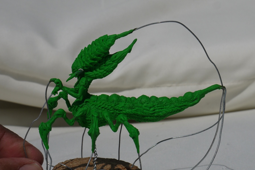 sculture akkyshan fimo epeire cr�ature rang 3